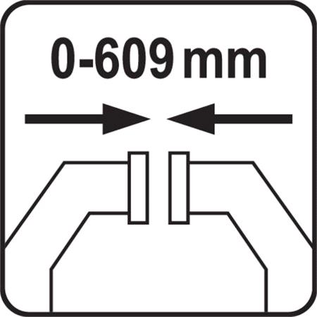 QUICK RELEASE PLASTIC CLAMP 600MM