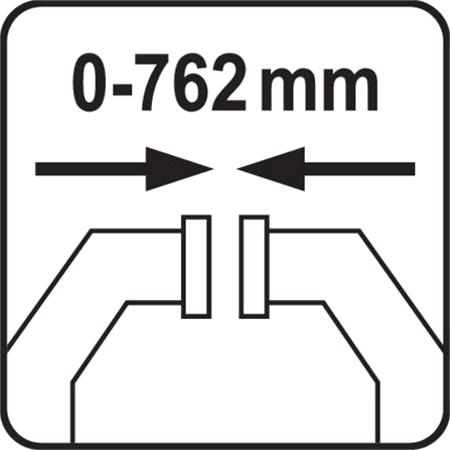 QUICK RELEASE PLASTIC CLAMP 750MM
