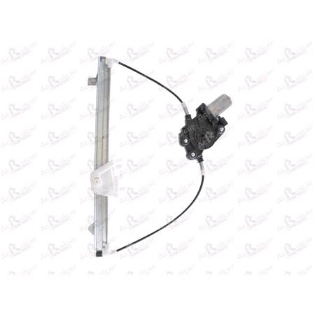 Rear Left Electric Window Regulator (with motor) for LANCIA THEMA (834), 1990 1994, 4 Door Models, WITHOUT One Touch/Antipinch, motor has 2 pins/wires