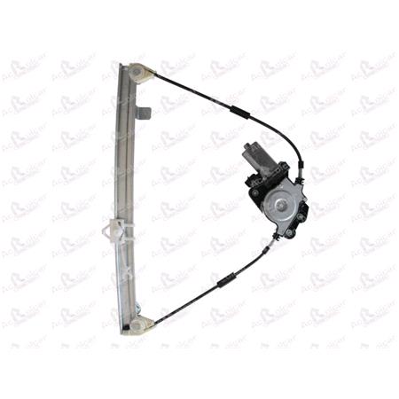 Front Right Electric Window Regulator (with motor) for FIAT PUNTO (176), 1993 1999, 4 Door Models, WITHOUT One Touch/Antipinch, motor has 2 pins/wires