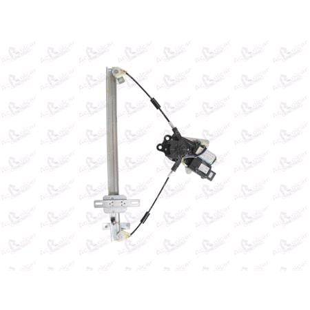 Rear Right Electric Window Regulator (with motor) for LANCIA PHEDRA (179), 2002 2010, 4 Door Models, One Touch/Antipinch Version, motor has 6 or more pins