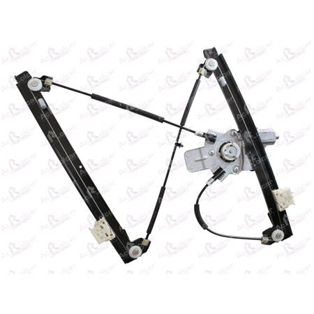 Front Left Electric Window Regulator (with motor) for Citroen C5 (RD_), 2008 2016, 4 Door Models, One Touch/Antipinch Version, motor has 6 or more pins
