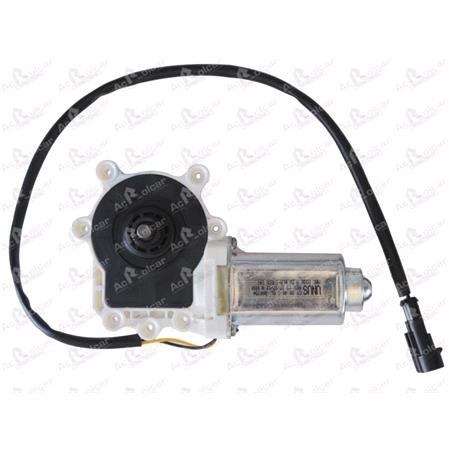 Front Right Electric Window Regulator Motor (motor only) for Iveco EuroStar, 1993 2002, 2 Door Models, WITHOUT One Touch/Antipinch, motor has 2 pins/wires
