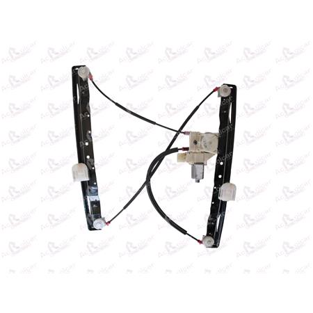 Front Left Electric Window Regulator (with motor) for FORD GALAXY, 2006 2015, 4 Door Models, One Touch/Antipinch Version, motor has 6 or more pins