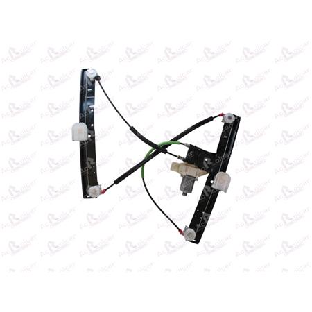 Front Left Electric Window Regulator (with motor) for FORD MONDEO Hatchback, 2007 2014, 4 Door Models, One Touch/Antipinch Version, motor has 6 or more pins
