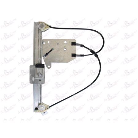 Rear Right Electric Window Regulator Mechanism (without motor) for FORD MONDEO Hatchback, 2007 2014, 4 Door Models, One Touch/AntiPinch Version, holds a motor with 6 or more pins