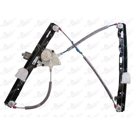Front Left Electric Window Regulator (with motor) for Ford B MAX, 2012 , 4 Door Models, One Touch/Antipinch Version, motor has 6 or more pins