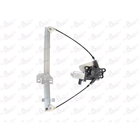 Front Right Electric Window Regulator (with motor) for FORD KA (RB_), 1996 2008, 2 Door Models, WITHOUT One Touch/Antipinch, motor has 2 pins/wires