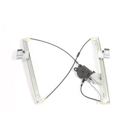 Front Right Electric Window Regulator (with motor) for FORD FOCUS Saloon (DFW), 1999 2005, 2 Door Models, WITHOUT One Touch/Antipinch, motor has 2 pins/wires