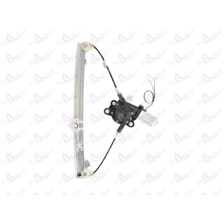 Right Rear Window Regulator for Citroen Xantia (X) 1998 To 2003, 4 Door Models, WITHOUT One Touch/Antipinch, motor has 2 pins/wires