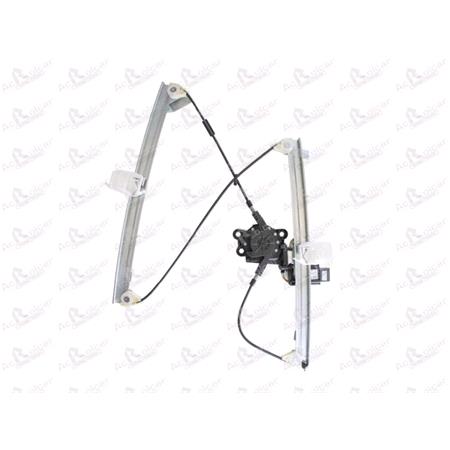 Front Right Electric Window Regulator (with motor, one touch operation) for Citroen XSARA Estate (N), 2000 2005, 4 Door Models, One Touch Version, motor has 6 or more pins