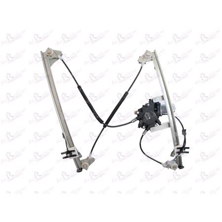Front Left Electric Window Regulator (with motor) for Citroen XSARA Coupe (N0), 1997 2000, 2 Door Models, WITHOUT One Touch/Antipinch, motor has 2 pins/wires