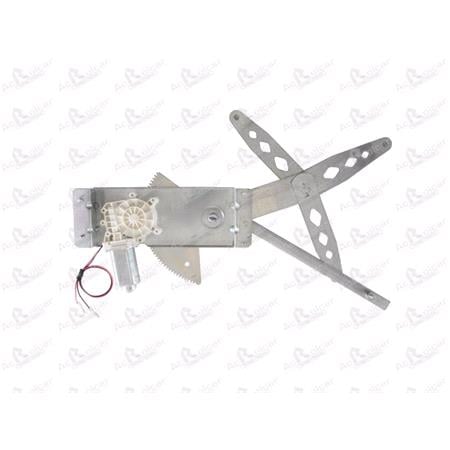 Front Left Electric Window Regulator (with motor) for OPEL VECTRA B Estate (31_), 1996 2003, 4 Door Models, WITHOUT One Touch/Antipinch, motor has 2 pins/wires