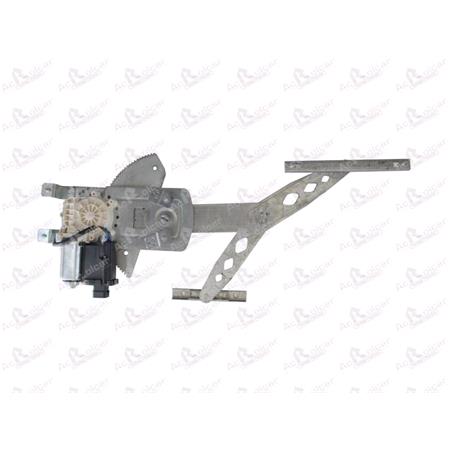 Front Left Electric Window Regulator (with motor, one touch operation) for OPEL ZAFIRA (F75_), 1999 2005, 4 Door Models, One Touch Version, motor has 6 or more pins