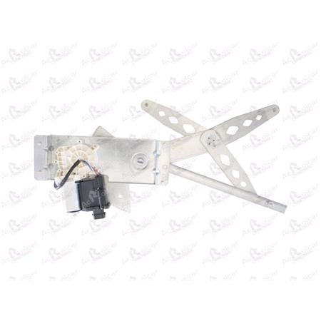Front Left Electric Window Regulator (with motor, one touch operation) for OPEL VECTRA B (36_), 1995 2002, 4 Door Models, One Touch Version, motor has 6 or more pins