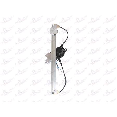 Rear Left Electric Window Regulator (with motor) for OPEL ZAFIRA (F75_), 1999 2005, 4 Door Models, WITHOUT One Touch/Antipinch, motor has 2 pins/wires