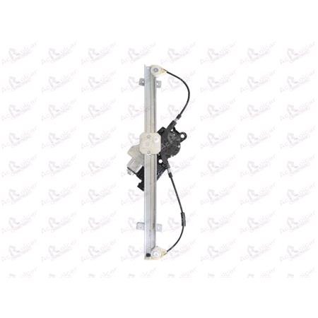 Rear Left Electric Window Regulator (with motor, one touch operation) for OPEL ZAFIRA (F75_), 1999 2005, 4 Door Models, One Touch Version, motor has 6 or more pins