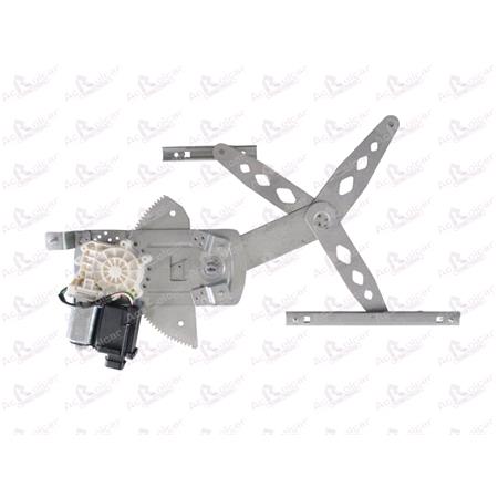 Front Left Electric Window Regulator (with motor, one touch operation) for OPEL ZAFIRA, 2005 2011, 4 Door Models, One Touch Version, motor has 6 or more pins