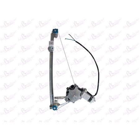 Rear Right Electric Window Regulator (with motor) for Mercedes E CLASS (W14), 1993 1995, 4 Door Models, WITHOUT One Touch/Antipinch, motor has 2 pins/wires