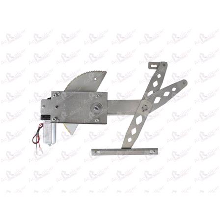 Front Right Electric Window Regulator (with motor) for Mercedes C CLASS (W0), 1993 1995, 4 Door Models, WITHOUT One Touch/Antipinch, motor has 2 pins/wires