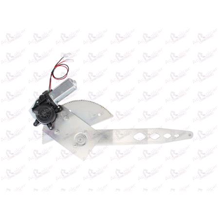 Front Right Electric Window Regulator (with motor) for Mercedes SPRINTER  t Bus (901, 90), 1995 2006, 2 Door Models, WITHOUT One Touch/Antipinch, motor has 2 pins/wires