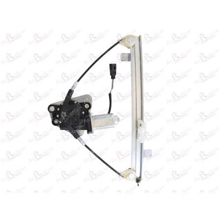 Rear Left Electric Window Regulator (with motor) for RENAULT MEGANE Scenic (JA01_), 1997 1999, 4 Door Models, WITHOUT One Touch/Antipinch, motor has 2 pins/wires
