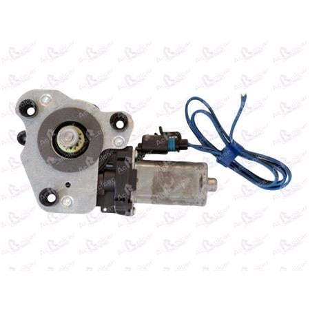 Front Left Electric Window Regulator Motor (motor only) for VW Polo Saloon, 2002 2009, 2/4 Door Models, WITHOUT One Touch/Antipinch, motor has 2 pins/wires