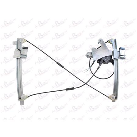 Rear Left Electric Window Regulator (with motor) for SEAT ALHAMBRA (7V8, 7V9), 1996 2010, 4 Door Models, WITHOUT One Touch/Antipinch, motor has 2 pins/wires