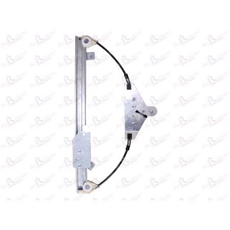 Rear Left Electric Window Regulator Mechanism (without motor) for Kia CEE`D Sportswagon, 2012 , 4 Door Models, One Touch/AntiPinch Version, holds a motor with 6 or more pins