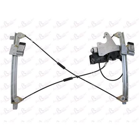 Rear Left Electric Window Regulator (with motor, one touch operation) for FORD GALAXY (WGR), 1995 2006, 4 Door Models, One Touch Version, motor has 6 or more pins