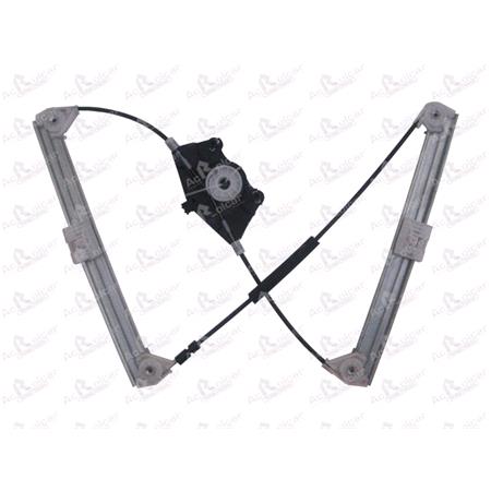 Rear Left Electric Window Regulator Mechanism (without motor) for PORSCHE CAYENNE (955), 2002 2010, 4 Door Models, WITHOUT One Touch/Antipinch, holds a standard 2 pin/wire motor