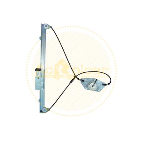 Rear Right Electric Window Regulator Mechanism (without motor) for VW AMAROK, 2010 , 4 Door Models, One Touch/AntiPinch Version, holds a motor with 6 or more pins
