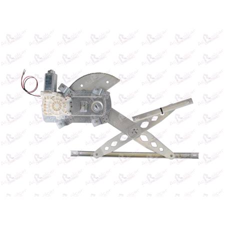 Front Left Electric Window Regulator (with motor) for DAIHATSU TERIOS (J1), 1997 2005, 4 Door Models, WITHOUT One Touch/Antipinch, motor has 2 pins/wires