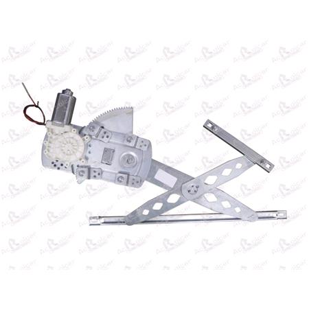 Front Left Electric Window Regulator (with motor) for DAIHATSU SIRION (M3_), 2005 2010, 4 Door Models, WITHOUT One Touch/Antipinch, motor has 2 pins/wires