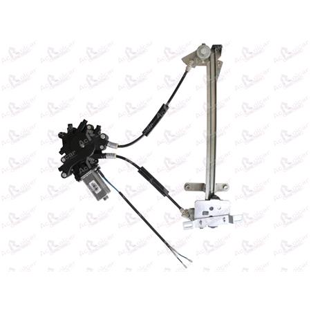 Right Rear Window Regulator for Nissan Primera Traveller (Wp11) 1996 To 2001, 4 Door Models, WITHOUT One Touch/Antipinch, motor has 2 pins/wires