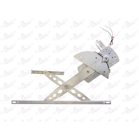 Front Left Electric Window Regulator (with motor) for HONDA HR V (GH), 1999 2015, 2 Door Models, WITHOUT One Touch/Antipinch, motor has 2 pins/wires