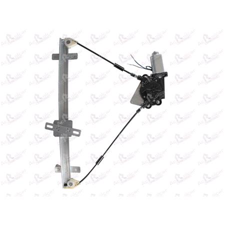 Front Right Electric Window Regulator (with motor) for HONDA CRV Mk II (RD_), 2002 2006, 4 Door Models, WITHOUT One Touch/Antipinch, motor has 2 pins/wires
