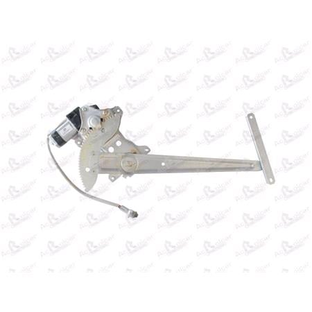 Front Right Electric Window Regulator (with motor) for TOYOTA 4 RUNNER (_N130), 1987 1996, 4 Door Models, WITHOUT One Touch/Antipinch, motor has 2 pins/wires
