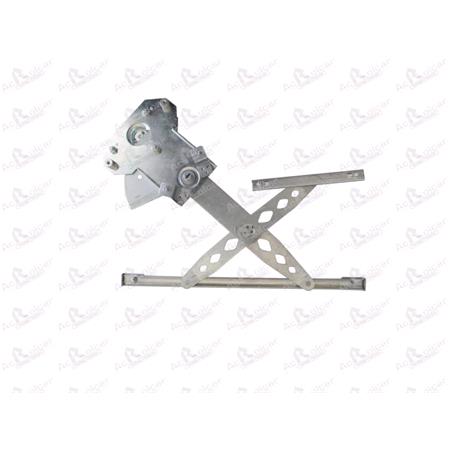 Front Left Electric Window Regulator Mechanism (without motor) for TOYOTA COROLLA Estate (_E1J_, _E1T_), 2001 2007, 2/4 Door Models, One Touch/AntiPinch Version, holds a motor with 6 or more pins