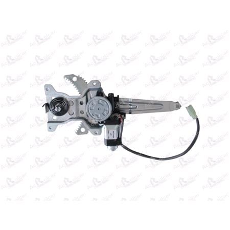 Rear Left Electric Window Regulator (with motor) for TOYOTA CAMRY (_V30), 2001 2006, 4 Door Models, WITHOUT One Touch/Antipinch, motor has 2 pins/wires