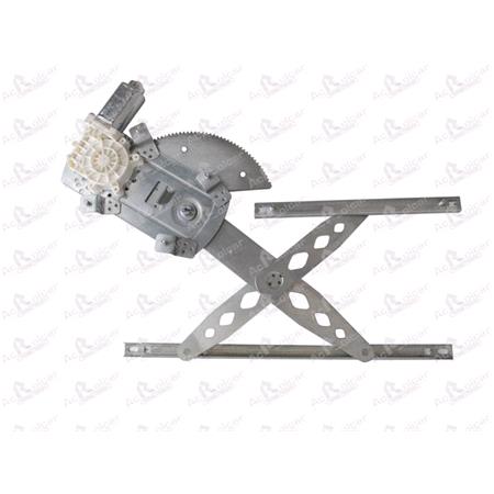 Rear Right Electric Window Regulator (with motor) for TOYOTA AVENSIS VERSO (AC_), 2001 2009, 4 Door Models, WITHOUT One Touch/Antipinch, motor has 2 pins/wires