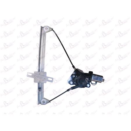 Rear Left Electric Window Regulator (with motor) for TOYOTA AVENSIS (_T_), 1997 2003, 4 Door Models, WITHOUT One Touch/Antipinch, motor has 2 pins/wires
