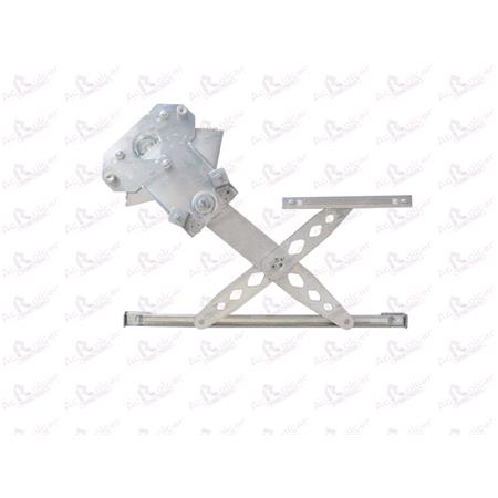 Front Left Electric Window Regulator Mechanism (without motor) for TOYOTA COROLLA Estate (_E1J_, _E1T_), 2001 2007, 2/4 Door Models, One Touch/AntiPinch Version, holds a motor with 6 or more pins