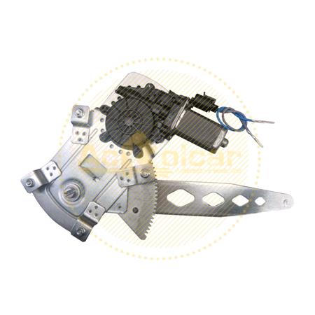 Rear Right Electric Window Regulator (with motor) for TOYOTA RAV 4 III (ACA_, ACE_),  2005 2012, 4 Door Models, WITHOUT One Touch/Antipinch, motor has 2 pins/wires
