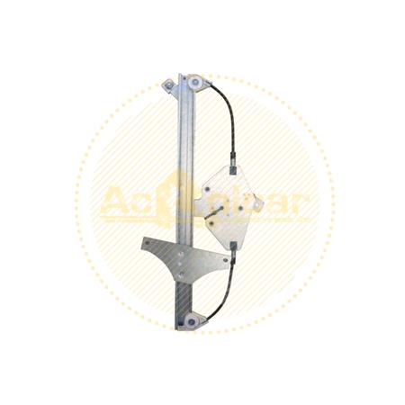 Front Right Electric Window Regulator Mechanism (without motor) for TOYOTA AVENSIS (_T_), 1997 2003, 4 Door Models, One Touch/AntiPinch Version, holds a motor with 6 or more pins