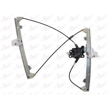Front Right Electric Window Regulator (with motor) for OPEL CORSA D Van, 2006 2014, 2 Door Models, WITHOUT One Touch/Antipinch, motor has 2 pins/wires