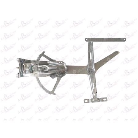 Front Right Electric Window Regulator Mechanism (without motor) for OPEL ASTRA H, 2004 2009, 2/4 Door Models, One Touch/AntiPinch Version, holds a motor with 4 or more pins