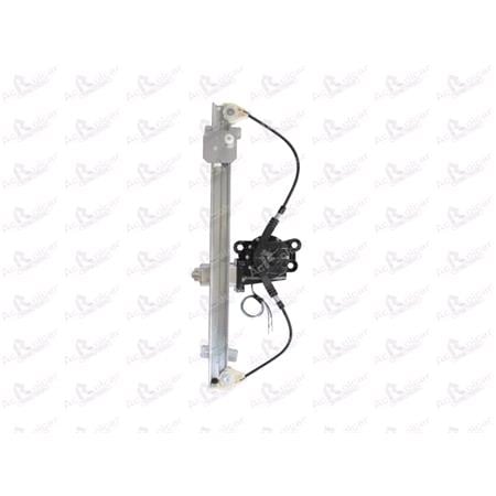 Rear Right Electric Window Regulator (with motor) for OPEL MERIVA, 2003 2010, 4 Door Models, WITHOUT One Touch/Antipinch, motor has 2 pins/wires