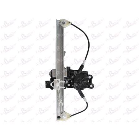 Rear Right Electric Window Regulator (with motor, one touch operation) for Citroen C5 (RC_), 2004 2008, 4 Door Models, One Touch Version, motor has 6 or more pins
