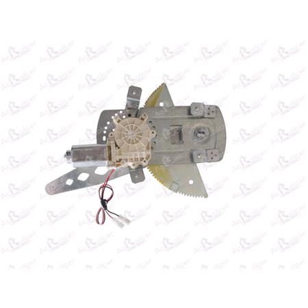 Rear Right Electric Window Regulator (with motor) for TOYOTA COROLLA Saloon (_E1J_, _E1T_), 2002 2007, 4 Door Models, WITHOUT One Touch/Antipinch, motor has 2 pins/wires